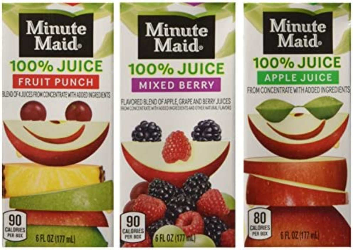 Lawsuit Challenges Minute Maid Juice Box Health Claims